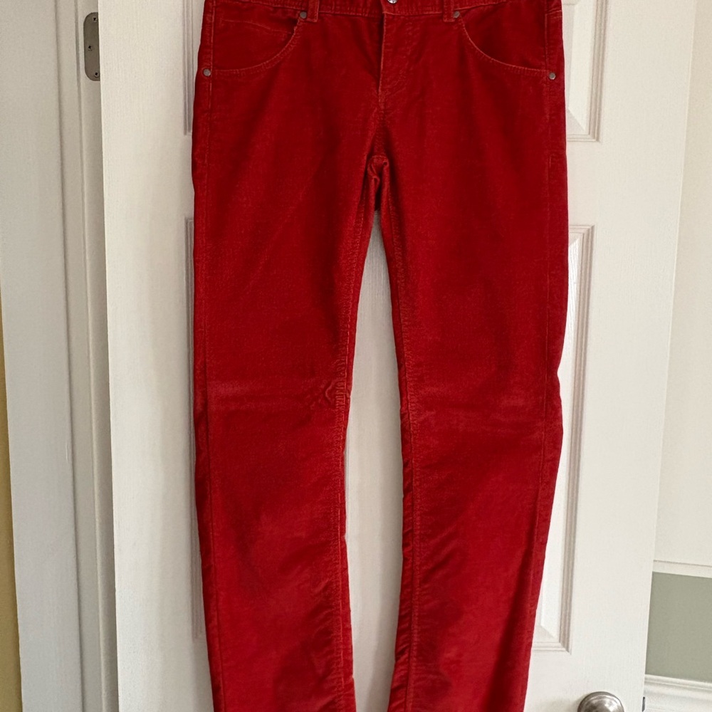 Athleta Women’s Red Corduroy Pants